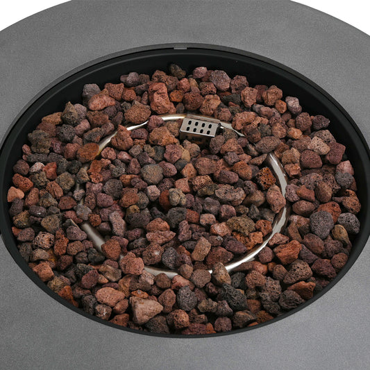 36" Outdoor Propane Fire Pit Table Set