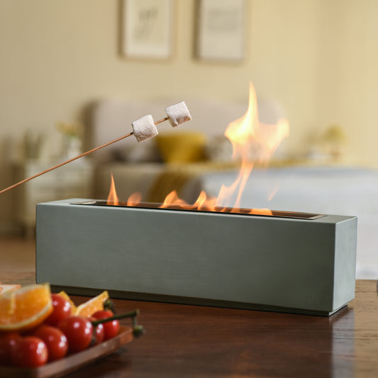 Tabletop Fire Pit, Arctic Green